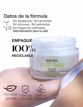 Crema facial recomendada para hidratar de día y noche Biotiks para piel mixta y grasa