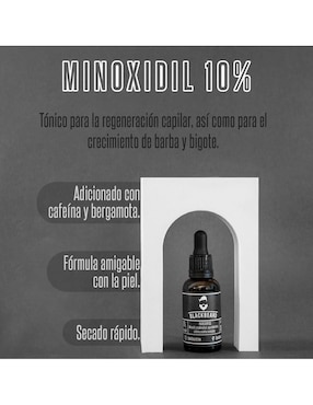 Tratamiento para barba y cabello anticaída Blackbeard