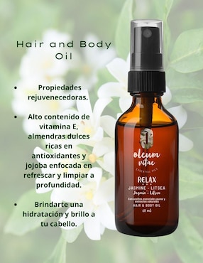 Aceite Oleum Vitae de jazmín 60 ml