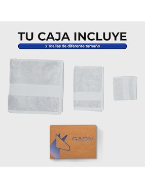 Set de toallas Gaon de algodón
