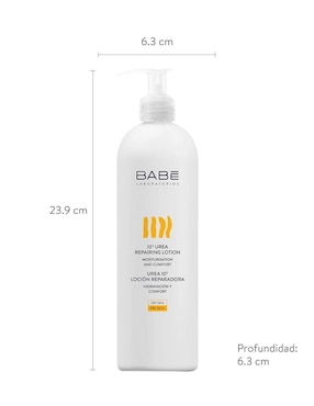 Loción corporal hidratante Babe Laboratorios reparadora Urea 10%