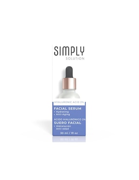 Sérum Antiedad Facial Simply Solution ácido Hialuronico 2% Para Todo Tipo Piel