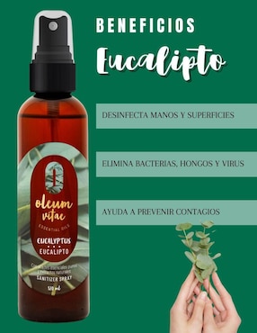 Aceite esencial Oleum Vitae de eucalipto 120 ml