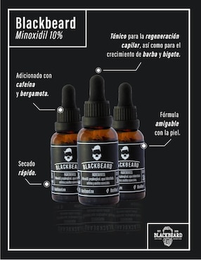Kit tratamiento capilar anticaída Blackbeard