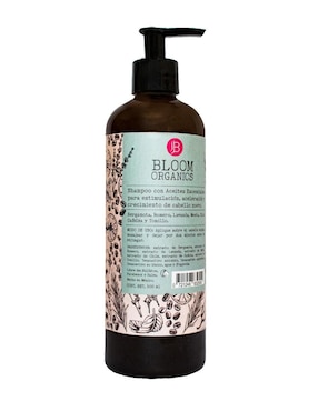 Shampoo Anticaída Para Cabello Con Aceites Esenciales Bloom Organics