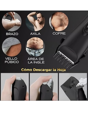 Recortadora de vello facial y corporal Wünd