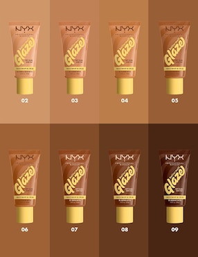 Tinta para rostro líquido Nyx Professional Makeup Buttermelt Glaze Tint brillante