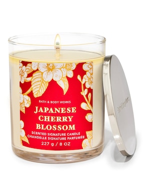 Vela aromática Bath & Body Works aroma floral