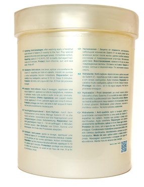 Acondicionador para cabello Salerm 21 con o sin enjuague Salerm Cosmetics 1 l