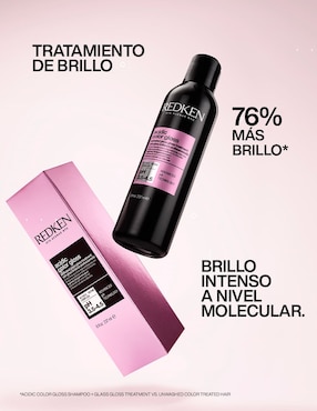 Tratamiento para capilar Activated Glass Gloss Treatment Redken reparador Redken Acidic Color Gloss
