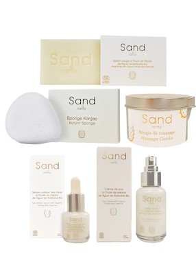 Kit tratamiento facial y corporal reafirmante antiedad Sand Rarity