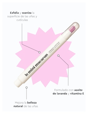 Removedor y empujador de cutícula Le Mini Macaron