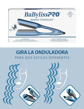 Waflera Babyliss Pro placas de nano titanium