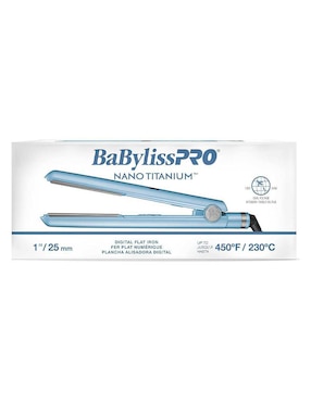 Alaciadora Babyliss Pro placas de nano titanium