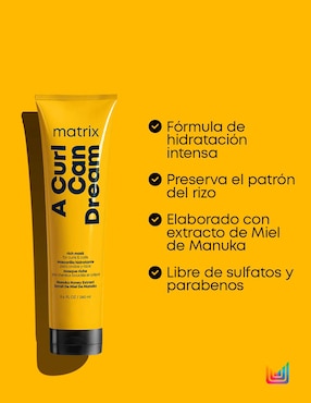 Mascarilla Matrix para hidratar Matrix A Curl Can Dream