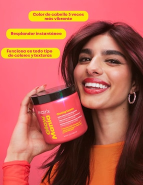 Mascarilla ideal para protección de color Matrix Color Glow Mania