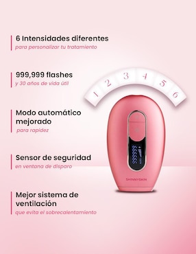 Depiladora IPL para rostro y cuerpo Shinnyskin Pro