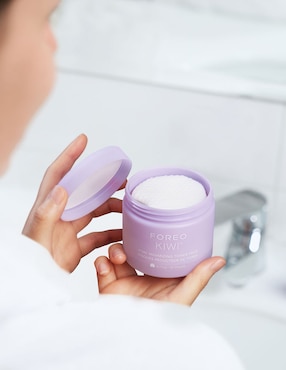 Exfoliante facial Pore Minimizing Toner Pads Foreo Kiwi para piel todo tipo piel