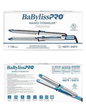 Alaciadora Babyliss Pro BNT3100TUC placas de nano titanium