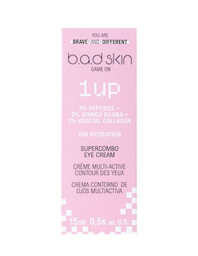 Crema para contorno de ojos recomendada para prevenir signos de la edad de día y noche B.A.D Skin Game on para piel normal y sensible
