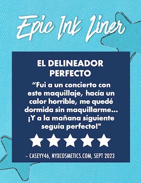 Delineador para ojos mate Nyx Professional Makeup Epic Ink