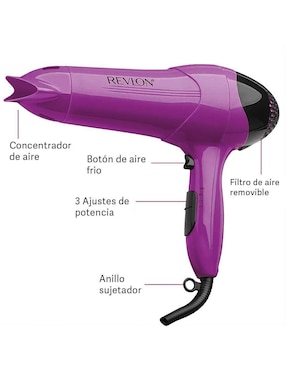 Secadora de cabello Revlon Hair Tools By Revlon RV-474-MR