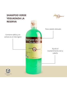 Shampoo anticaída Yeguada La Reserva
fuerza y crecimiento 1 L