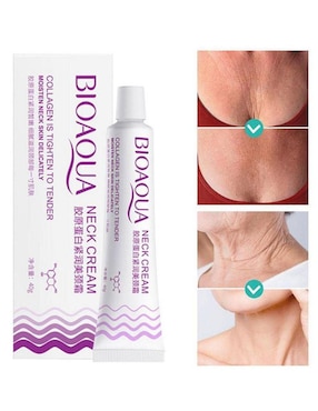 Crema para cuello y escote recomendada para reafirmar de día y noche Bioaqua para todo tipo piel