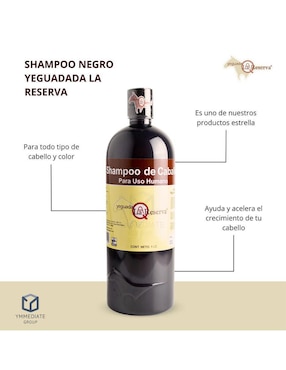 Set capilar Yeguada La Reserva Shampoo De Caballo Negro + Colágeno Chico para todo tipo 2 piezas