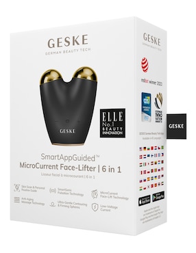 Dispositivo de microcorriente Geske Beauty Tech Microcurrent Face-Lifter 6 in 1