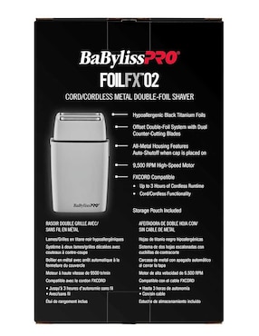 Afeitadora Babyliss Pro FX02