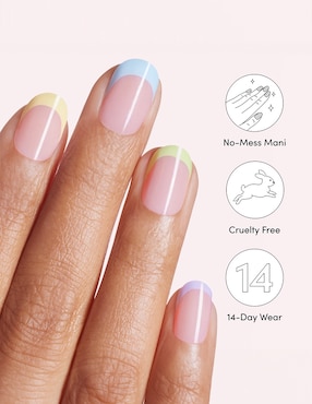 Kit stickers de gel para uñas Dashing Diva Glaze Pastel Baby