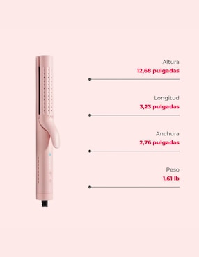Rizadora Tymo Airflow Tym-1788 32 mm de cerámica - iones