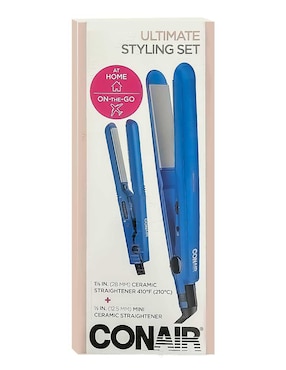 Set alaciadora Conair Hair Care Ultimate Styling Set placas de cerámica