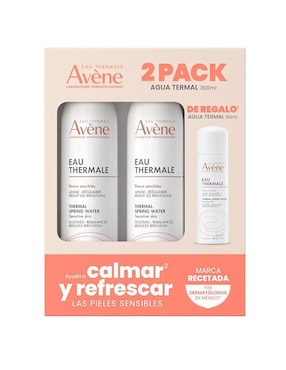 Set limpiador rostro y cuerpo Agua Termal Avene para calmar la piel