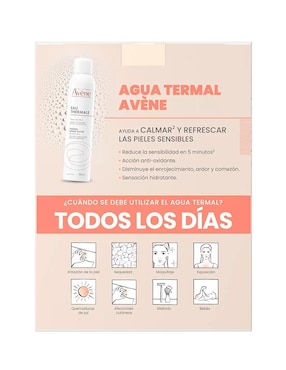 Set limpiador rostro y cuerpo Agua Termal Avene para calmar la piel