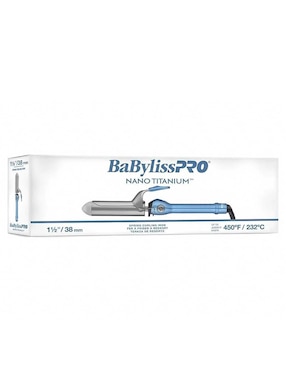 Rizadora Babyliss Pro 40 mm de nano titanium