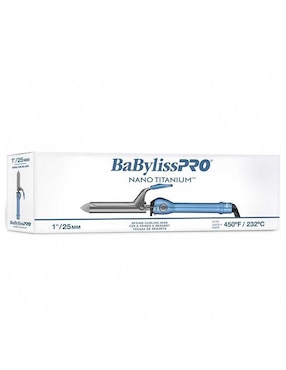Rizadora de cabello Babyliss Pro bnt100s 25 mm de nano titanium