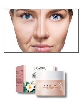 Crema facial recomendada para antioxidante de día y noche Bioaqua para todo tipo piel