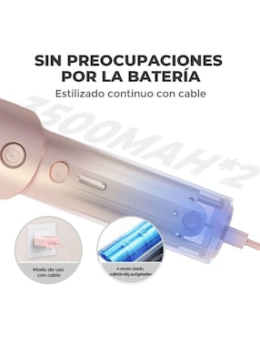 Rizadora de cabello Tymo Curl Go 25 mm de cerámica - turmalina