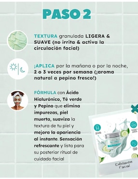 Kit de tratamiento facial exfoliante She Is Skincare