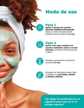 Kit de tratamiento facial exfoliante She Is Skincare