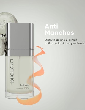Sérum facial Radiante Hidratante y Unificación del Tono con Niacinamida, Vitamina E, Escualeno Vegetal 30G Emotions Labs Radiante todo tipo piel