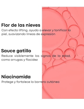 Sérum facial Seducción Hidratante Antiarrugas con Ácido Hialurónico, Niacinamida, Vitamina E y Extracto de Sauce Gatillo Emotions Labs Seducción de piel normal y seca