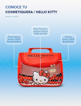 Neceser multiusos Gairet Hello Kitty unisex