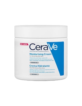 Crema para rostro y cuerpo recomendada para hidratar de día y noche Cerave para piel seca