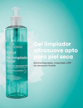 Gel limpiador facial Emotions Labs para desmaquillar