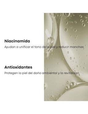 Gel limpiador facial con niacinamida Emotions Labs Radiante para exfoliar