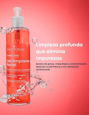 Limpiador facial gel radiante con Niacinamida  Emotions Labs Seducción para desintoxicar