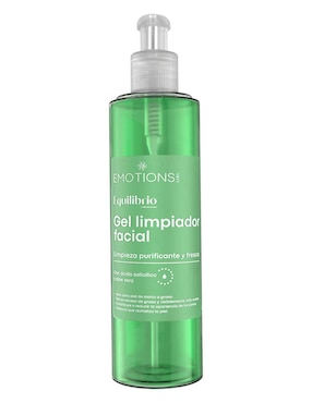 Gel limpiador facial equilibrio Emotions Labs para eliminar el brillo